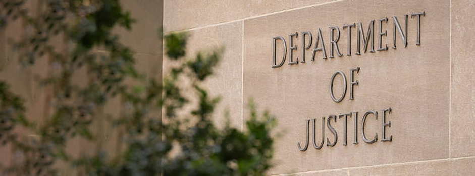Department Of Justice Building Signage Banner